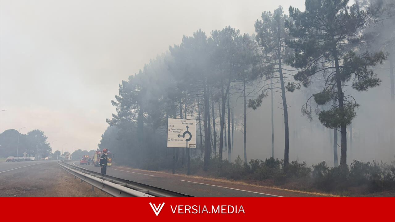Incendies en Gironde: aux côtés des pompiers, des bénévoles qui font «comme ils peuvent pour aider»