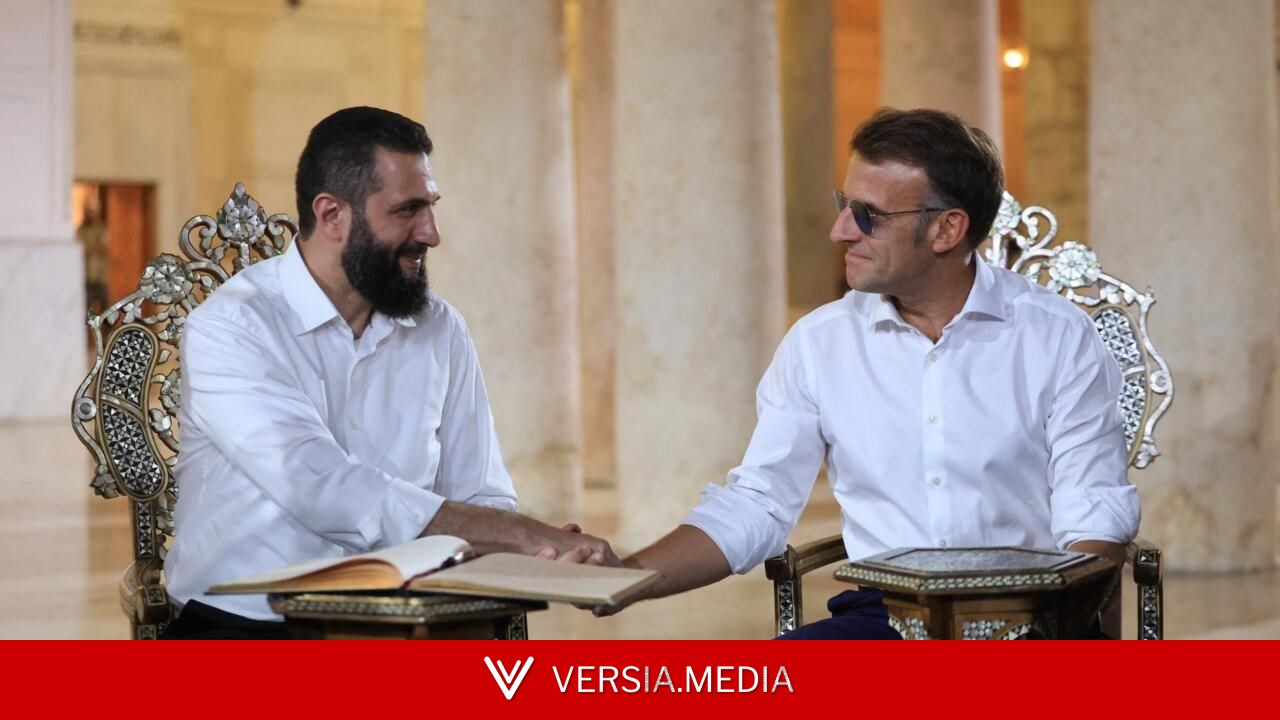 Emmanuel Macron en visite à Damas pour renforcer les liens économiques entre la France et la Syrie