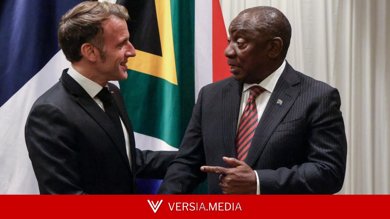 La président sud-africain Cyril Ramaphosa sera reçu vendredi par Emmanuel Macron à l'Élysée